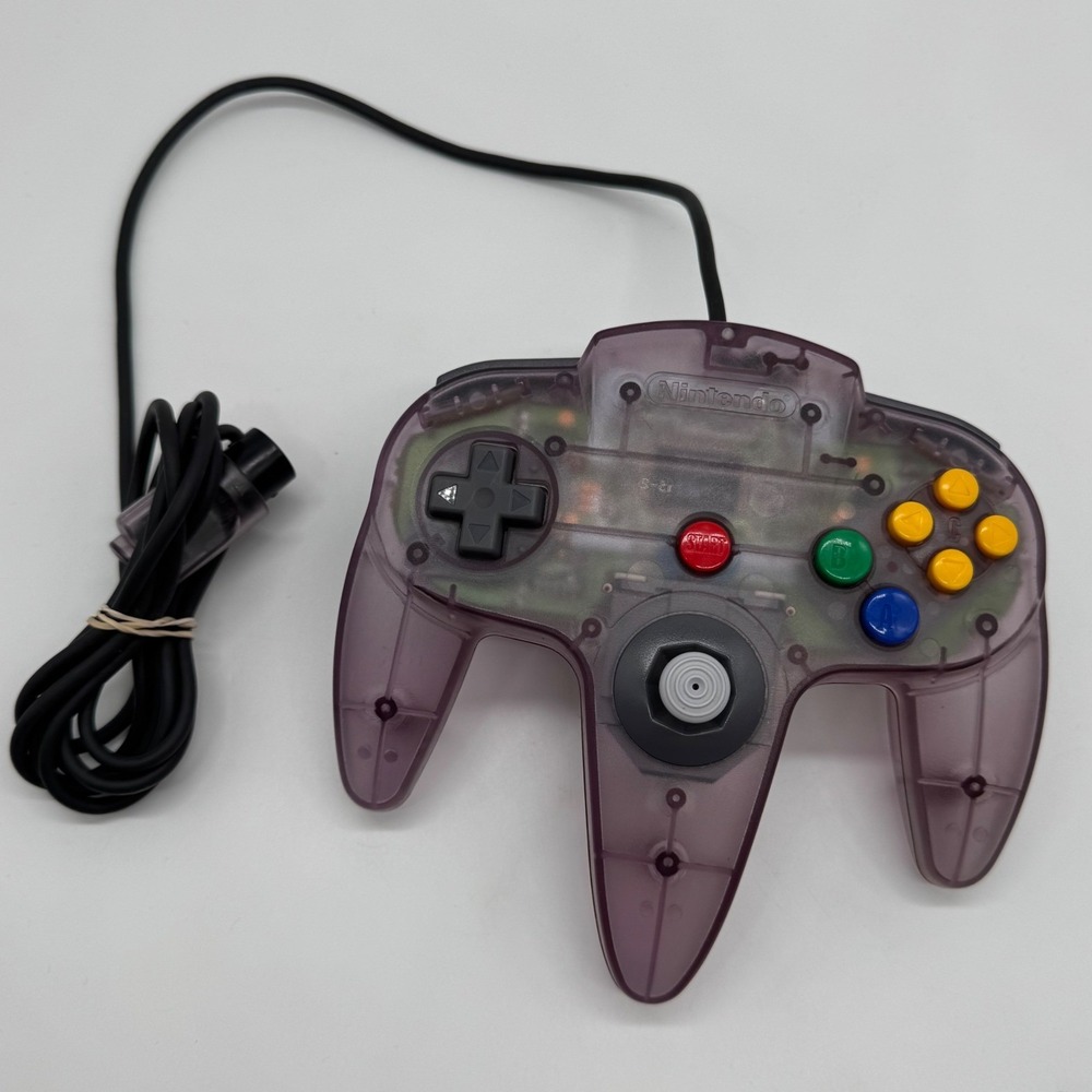 Nintendo 64 Controller Atomic Purple Funtastic Series OEM NUS-005 N64 Purple